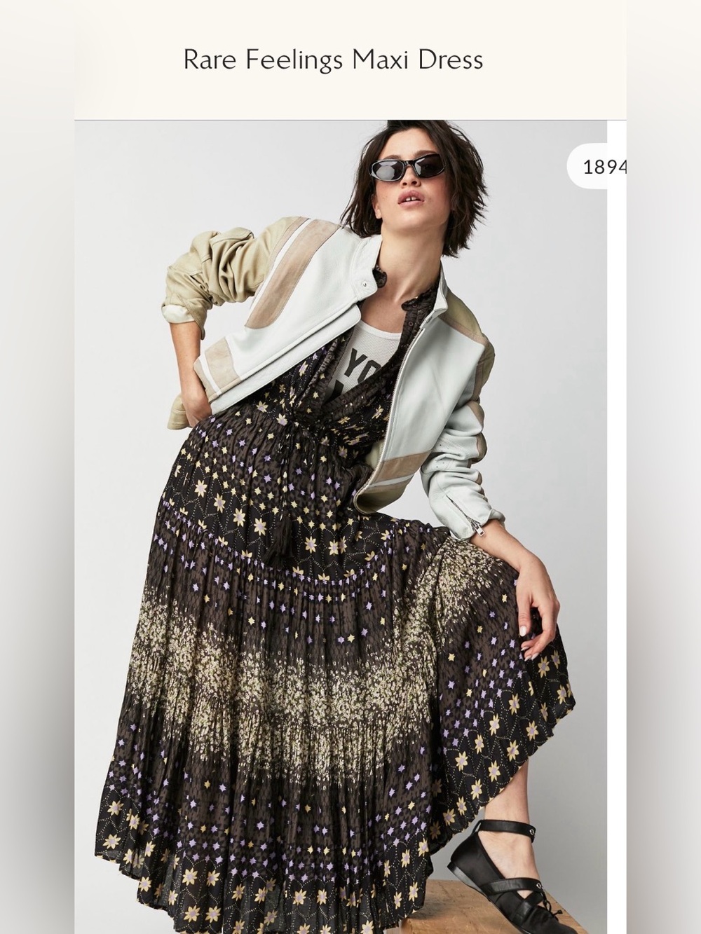 Free People Rare Feelings Maxi Dress Large - Picture 7 of 8